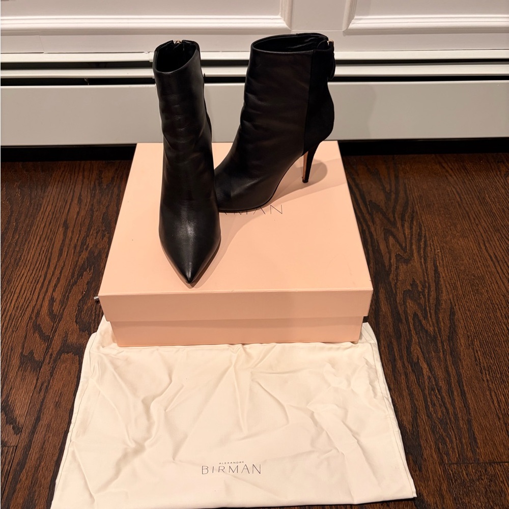 Alexandre Birman Black Heeled Boots